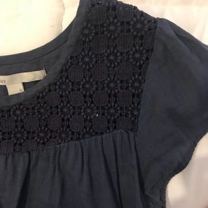 Navy cap sleeve dress from Old Navy with Lace